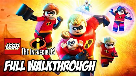 LEGO INCREDIBLES Complete Gameplay Walkthrough PS4 (Full Game Family ...
