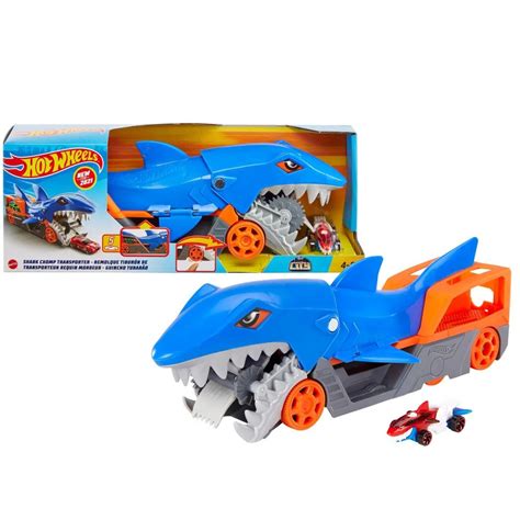 Hot Wheels Игрушечный трек Грузовик Голодная акула GVG36 купить с доставкой по выгодным ценам