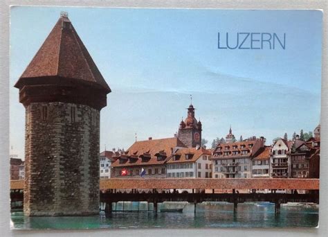 Luzern Wasserturm Kapellbrücke Kaufen auf Ricardo