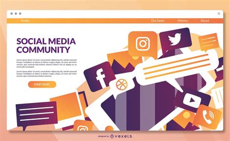 Social Media Landing Page Templates