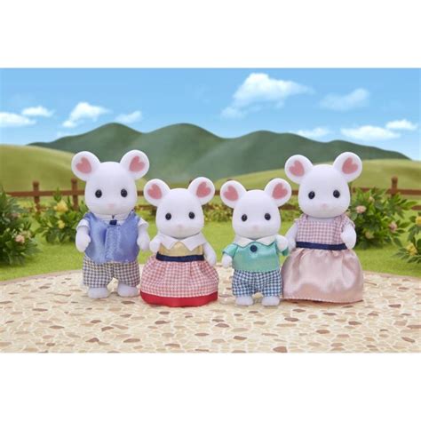 Sylvanian Families Marshmallow Mouse Family | Woodland Families ...