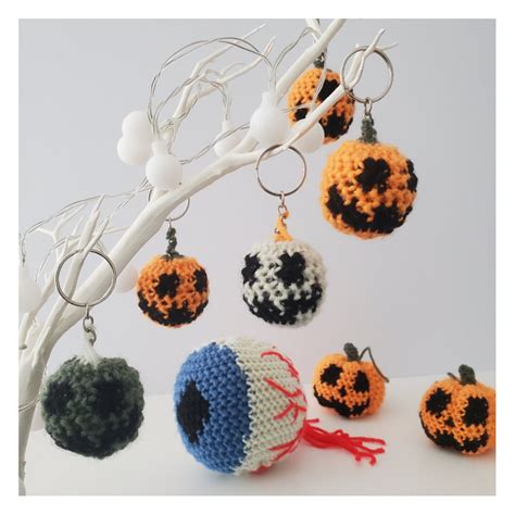 Halloween Spooky Themed Stress Ballsdecorational Items And Keychains