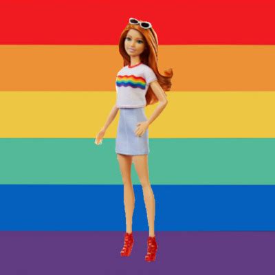 Gay Pride Flag Color Picked From Barbie Fashionist Tumbex