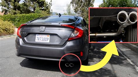 Full Aftermarket Exhaust For A Honda Civic