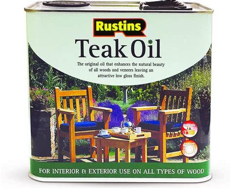 Rustins Teak Oil 2.5L : Amazon.co.uk: DIY & Tools