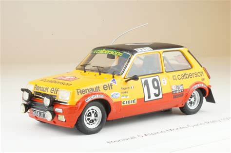 スパークモデル Renault 5 Alpine Gr2 No 19 2nd Rally Monte Carlo 1978 Jean