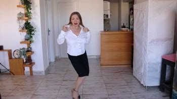 Business Lady Busty Mature Milf Mariaold Strip Titty Fuck And