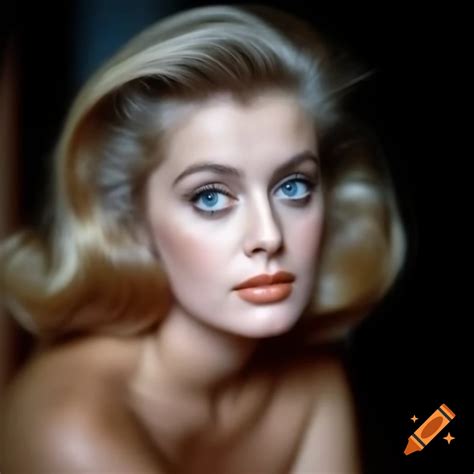 Blonde Actress Chloe Grace Moretz In Lapd Uniform Relaxing On Leather Chair On Craiyon