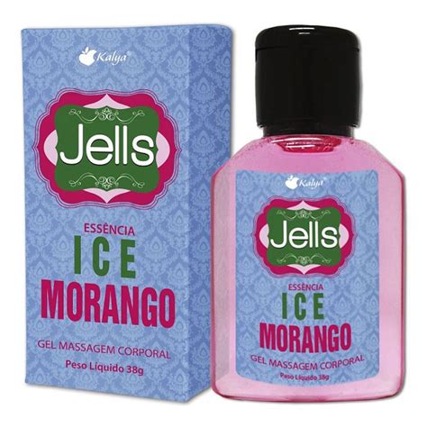 Jells Ice Gel Comestível gr Kalya Morango Sex Shop Loja Fetiches