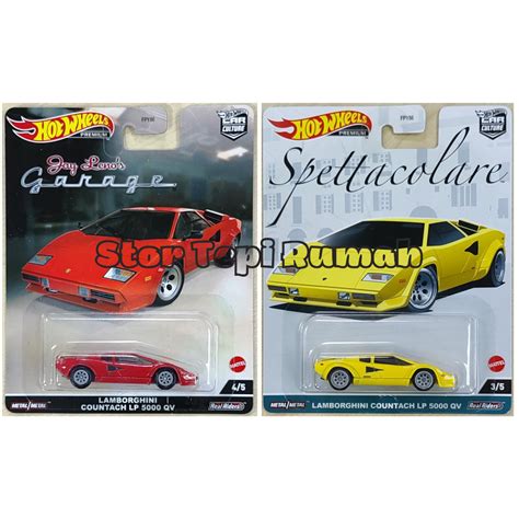 Hot Wheels Premium Lamborghini Countach Lp Qv Hw Car Culture Spettacolare Jay Leno S