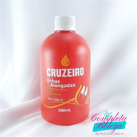 Álcool Tira Esmalte - CRUZEIRO COSMÉTICOS UNHAS ALONGADAS TIRA ESMALTE 500ML - Completa ...