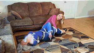 Sandra Silvers Please Tie Me Up 2 MILF Secretaries Bound Gagged Corset Pantyhose Silk Blouse