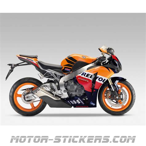 Honda CBR 1000RR Repsol 08 2009 Decals