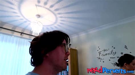 Tricked Amateur Lady Sucking Off Two Lucky Nerds