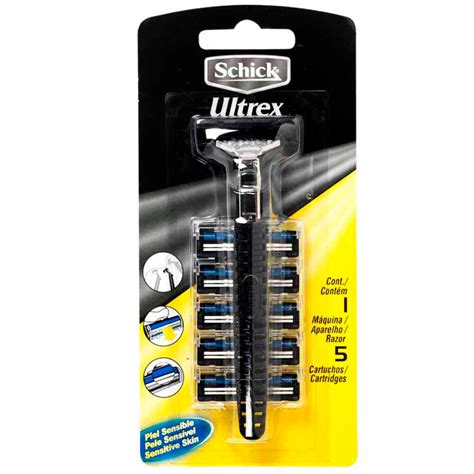Máquina de Afeitar SCHICK Ultrex Piel Sensible + 5 Repuestos | plazaVea ...