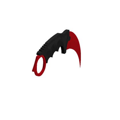 Holdable Red Karambit Roblox