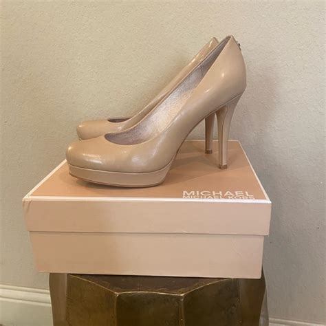 Michael Kors Shoes Nude Patent Pumps Some Wear Shown In Pics Poshmark