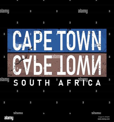 Skyline Of Cape Town Stock Vector Images Alamy