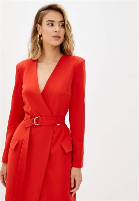 Платье Rich Naked Trina midi dress цвет красный MP002XW0740M купить в интернет магазине