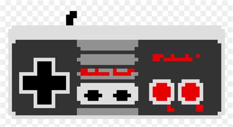 nes controller pixel art nintendo controller pixel art hd png