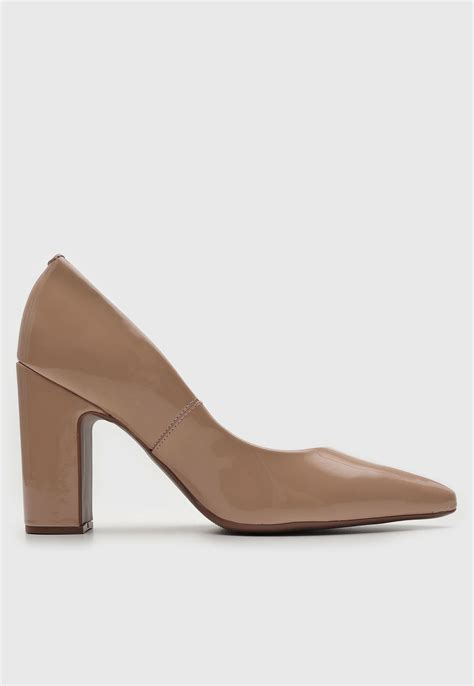 Scarpin Vizzano Verniz Nude Compre Agora Dafiti Brasil