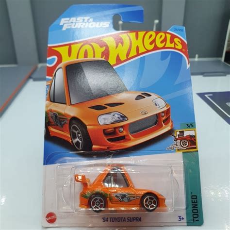 Hot Wheels Toyota Supra Tooned Fast And Furious Velozes E Furiosos Shopee Brasil