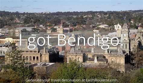 bendigo travel guide       earth roulette