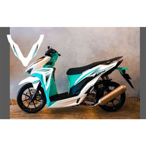 Jual Striping Sticker Vario New 125 150 Motif Vietnam Transparan