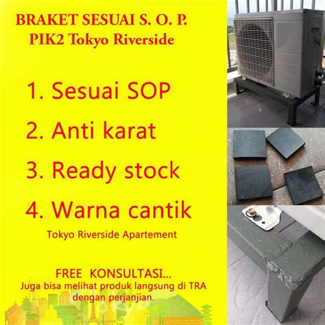 Jual Braket Dudukan Outdoor Ac Apartemen Studio Pantai Indah Kapuk Pik