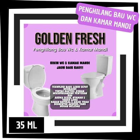 Jual Jual Spray Penghilang Bau Wc Kamar Mandi Golden Fresh Ml