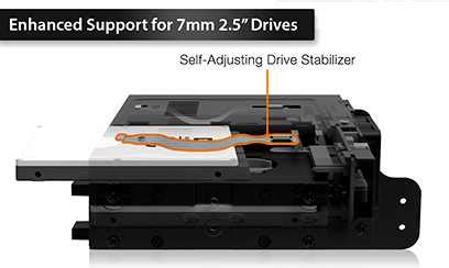 Icy Dock Flexidock Mb Sp B R Bay Inch Sata Sas Ssd Hdd Hot Swap Docking Enclosure For