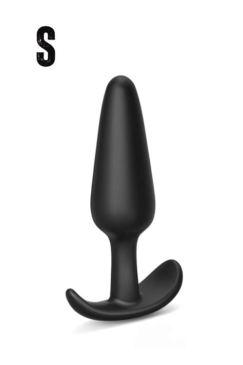 Yeni Ve Leri Seviye Kullan C Lar In Geni Tabanl Siyah Silikon Anal Butt Plug K K Boy