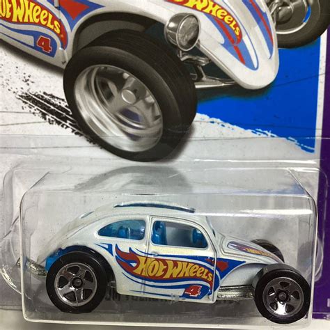 未使用に近いホットウィール カスタム フォルクスワーゲン ビートル 白 レースチームシリーズ Hot Wheelsの落札情報詳細