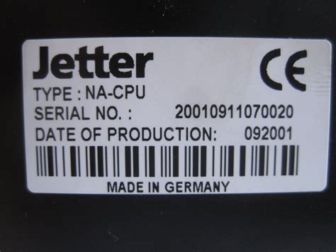 JETTER NA-CPU