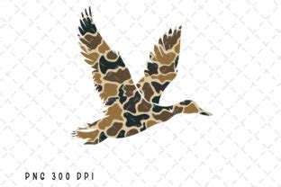 Camo Flying Mallard Duck Hunting Png Graphic By Flora Co Studio