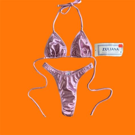 Thong Bikini Etsy