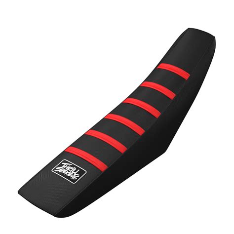 Honda Crf 110 19 25 Ribbed Seat Cover Blackred Fits Tall And Stock