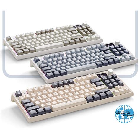 Bàn phím cơ Shark K RGB Modes Có màn Hình Núm Vặn Hot Swap Chân Shopee