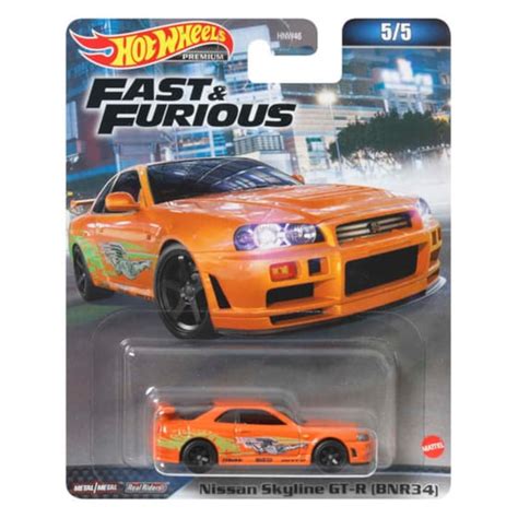 Hot Wheels Συλλεκτικά Αυτοκινητάκια Premium Fast Furious Mattel Public