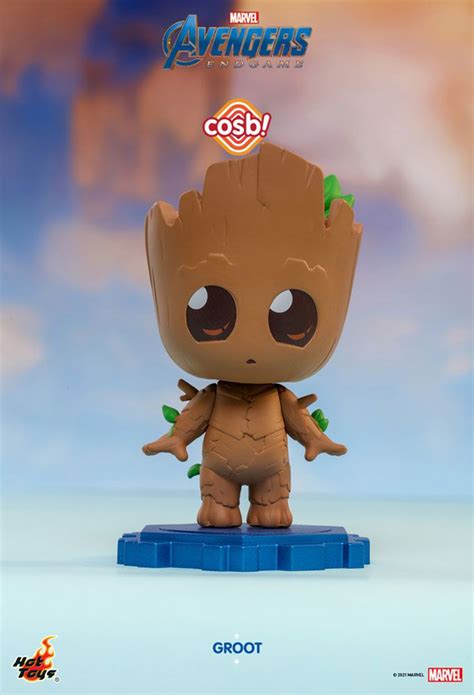 Avengers Endgame Cosbi Mini Figure Groot 8 Cm Hot Toys