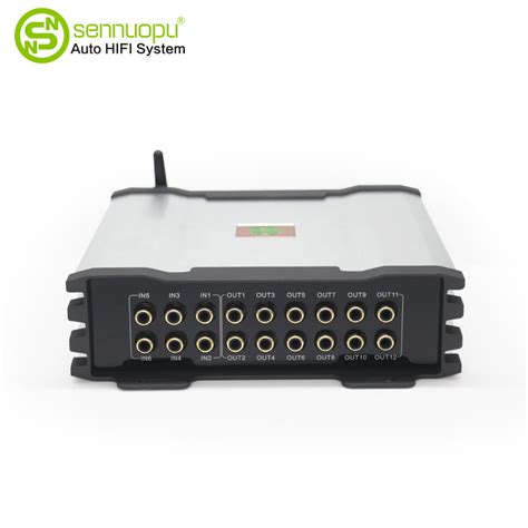 Sennuopu 12 Channel Digital Sound Processor with 8 Channel Amplifier ...