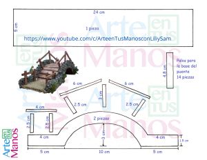 Puente En Cart N Y Piedra Para Belenes Pesebres Y Maquetas Arte En