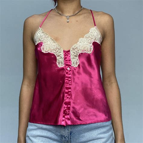 Vintage Lingerie Cami Top 90s Gold Tag Depop