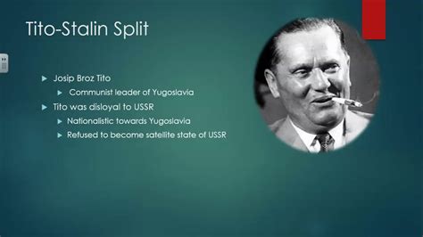 The Cold War Tito Stalin Split YouTube