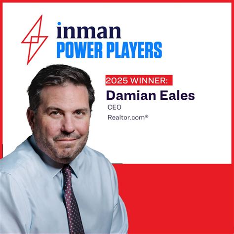 Congrats to our CEO Damian Eales for being named a 2025 Inman Power ...