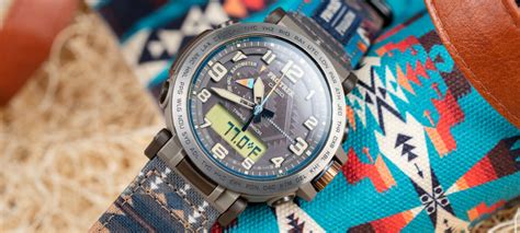 Watch Review Casio Pro Trek Pendleton Collaboration Ablogtowatch