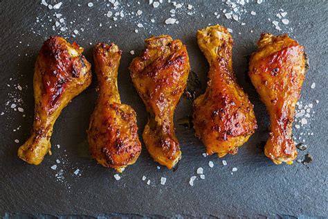 Cuisson Pilon De Poulet Au Four Temps Au Barbecue Frit Pané