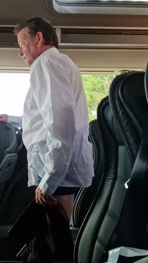 Andrew The Naked Bus Driver On A Very Hot Day Thisvid