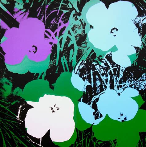 andy warhol flowers portfolio set  silkscreens pop art american icon