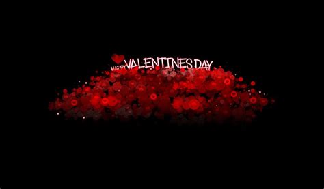 Millions Of Red Hearts On A Dark Background Valentines Day